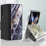 F�r Samsung Galaxy Z Fold4 5G Design Galvanik Marble Muster 3 All-round Anti-Fall Handy Tasche H�lle Etuis