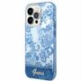 GUESS Schutzh�lle f�r Apple iPhone 14 Pro Cover Etui Hard Case Niebieski Blau
