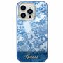 GUESS Schutzh�lle f�r Apple iPhone 14 Pro Cover Etui Hard Case Niebieski Blau