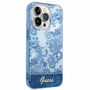 GUESS Schutzh�lle f�r Apple iPhone 14 Pro Cover Etui Hard Case Niebieski Blau