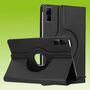 F�r Xiaomi Redmi Pad 10.6 Zoll Schwarz 360 Grad Rotation Kunstleder H�lle Cover Tablet Tasche Case Etuis Neu