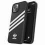 Adidas Apple iPhone 14 Plus Three Stripes Original Silikon Hard Case Cover Schutzh�lle Schwarz
