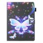 F�r Apple iPad 11. Gen A16 2025 / 10.9 2022 Kunstleder Tasche Motiv 4