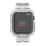 F�r Apple Watch Ultra 1 + 2 49mm Armband mit Geh�useSchutz Transparent