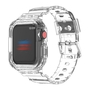 F�r Apple Watch Ultra 1 + 2 49mm Armband mit Geh�useSchutz Transparent
