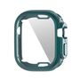 F�r Apple Watch Ultra 1 + 2 49mm Shockproof H�lle TPU + PET Folie Cyan