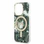 GUESS Schutzh�lle f�r Apple iPhone 14 Pro Hard Case Jungle MagSafe Cover Etui Gr�n