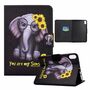F�r Apple iPad 10.9 2022 10. Generation Motiv Muster Tablet Tasche Kunst-Leder H�lle Etuis Cover Schutz Case Zubeh�r