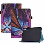 Fr Apple iPad 10.9 2022 10. Generation Motiv Muster Tablet Tasche Kunst-Leder Hlle Etuis Cover Schutz Case Zubehr