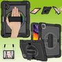 F�r Apple iPad Pro 11.0 2022 / 2021 / 2020 Hybrid Schwarz 360 Grad mit Schlaufe Tablet Tasche Case Schutz 