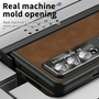 F�r Samsung Galaxy Z Fold4 5G All-inclusive 360 Grad Napa Magnetische Handy Tasche Etuis Braun Neu