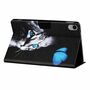 F�r Apple iPad 10.9 2022 10. Gen Kunstleder Tablet Tasche Motiv H�lle
