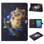 F�r Apple iPad 10.9 2022 10. Generation Kunstleder Tablet Cover Tasche Motiv 54 H�lle Case Etuis