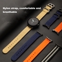 Fr Google Pixel Watch 3 41mm / 2 / 1 Nylon Armvand Schwarz / Grau