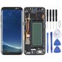 F�r Samsung Galaxy S8 SM-G950 Display Full OLED LCD mit Rahmen Einheit Touch Ersatzteil Reparatur Schwarz