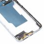 Mittel Rahmen Middle Frame Bezel Plate f�r Xiaomi Redmi Note 11T Pro / Note 11T Pro+ / Poco X4 GT Ersatzteil Reparatur Silber