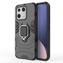 F�r Xiaomi 13 Design Armor Magnet Ring Cover Handy Tasche Etuis Case Schwarz Neu