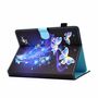 F�r Samsung Galaxy Tab S6 Lite und 2022 Aufstellbare Universell Motiv 1 Tablet Tasche Kunst Leder H�lle Etuis