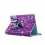 F�r Samsung Galaxy Tab S6 Lite und 2022 360 Grad Aufstellbare Universell Motiv 12 Tablet Tasche Kunst Leder H�lle Etuis