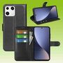 F�r Xiaomi 13 Handy Tasche Wallet Premium Schutz H�lle Case Cover Etuis Neu Zubeh�r Schwarz 