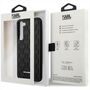 Karl Lagerfeld Hardcase H�lle Cover 3D Monogram f�r Samsung Galaxy S23 Plus Schwarz