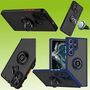 F�r Samsung Galaxy S23 Ultra TPU / PC Design Ring Cover Handy Tasche H�lle Schutz Etuis Dunkelblau Neu 
