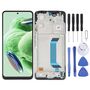 F�r Xiaomi Poco X5 5G / Xiaomi Redmi Note 12 5G Display Full OLED mit Rahmen Schwarz Ersatzteil Reparatur