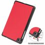 F�r Lenovo Tab M8 4th Gen / TB-300FU 3folt Wake UP Smart Cover Rot Tasche Etuis H�lle