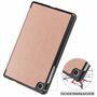 F�r Lenovo Tab M8 4th Gen / TB-300FU 3folt Wake UP Smart Cover Rose Gold Tasche Etuis H�lle