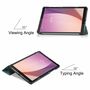 F�r Lenovo Tab M8 4th Gen / TB-300FU 3folt Wake UP Smart Cover Dunkel Gr�n Tasche Etuis H�lle