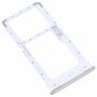 Sim + Micro SD Karten Halter Tray Adapter f�r Motorola Moto G52 Ersatzteil Silber
