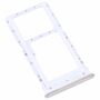Sim + Micro SD Karten Halter Tray Adapter f�r Motorola Moto G52 Ersatzteil Silber