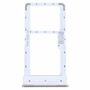 Sim + Micro SD Karten Halter Tray Adapter f�r Motorola Moto G52 Ersatzteil Silber