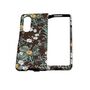 F�r Samsung Galaxy Z Fold4 Frosted Blumenmuster-Schutzh�lle Gardenie Schutz Cover Handy Tasche