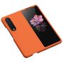 F�r Samsung Galaxy Z Fold4 Silikoncase TPU Skin Feel Schutzh�lle Orange Schutz Case Cover Etui Handy Tasche