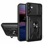 F�r Samsung Galaxy A14 5G 4G TPU / PC Kamera Schild Magnet Ring Cover
