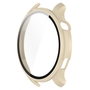 F�r Amazfit GTR 4 Schutzh�lle PC geh�rtetes Glas Creme H�lle Case 