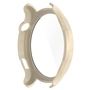 F�r Amazfit GTR 4 Schutzh�lle PC geh�rtetes Glas Creme H�lle Case 