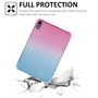 F�r Apple iPad 10th Gen 10.9 2022 Quadratische TPU H�lle Farbverlauf 