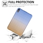 F�r Apple iPad 10th Gen 10.9 2022 Quadratische TPU H�lle Farbverlauf 
