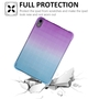 F�r Apple iPad 10th Gen 10.9 2022 Quadratische TPU H�lle Farbverlauf 