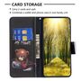 F�r Google Pixel 7A Kunstleder Handy Tasche Book Motiv Muster Wallet
