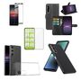 F�r Sony Xperia 1 V 5. Generation Cover Handy Tasche Etuis TPU Hart Glas Panzer Folie AUSWAHL