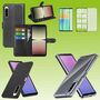 Fr Sony Xperia 10 V 5. Generation Cover Handy Tasche Etuis TPU Hart Glas Folie AUSWAHL