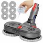 Elektrischer Wischaufsatz + Tank f�r Dyson V15 V11 V10 V8 V7 Staubsauger 6 Pads mit Becher