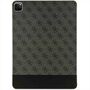 Guess 4G Stripe Allover Schutzh�lle Cover f�r Apple iPad Air 13 2024 / Pro 12.9 Schwarz