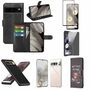 F�r Google Pixel 8 Pro Cover Handy Tasche Etuis TPU Hart Glas Panzer Folie AUSWAHL