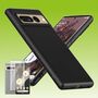 F�r Google Pixel 8 Pro Cover Handy Tasche Etuis TPU Hart Glas Panzer Folie AUSWAHL