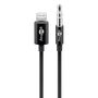 Goobay Apple Lightning auf 3,5mm Klinkenanschluss 1m Kabel Schwarz 
