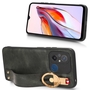 F�r Xiaomi Redmi 12C Handy H�lle Tasche TPU mit Armband / Ringhalter 